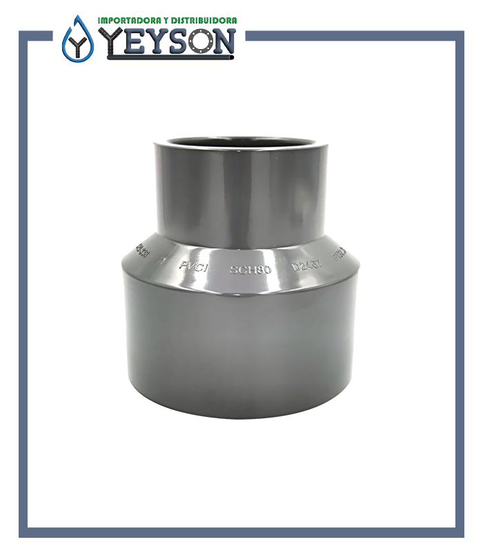 Reducción campana PVC SCH-80 Lesso